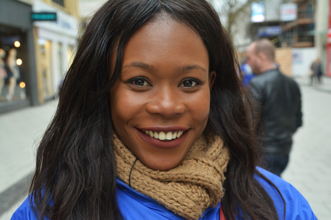 african american, smiling, face